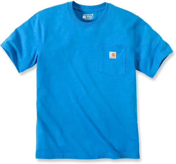 Carhartt Relaxed Fit Heavyweight K87 Pocket T-Shirt, blue, Size M