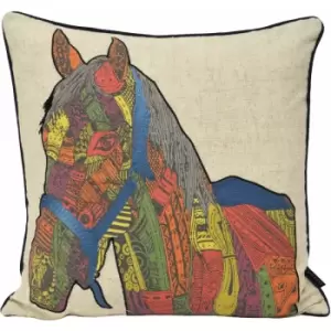 Riva Home Peking Horse Cushion Cover (45x45cm) (Multi) - Multi