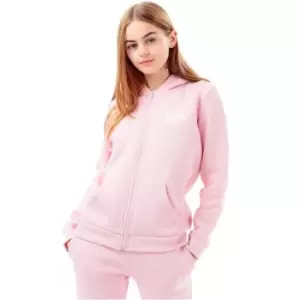 Hype Script Zip Hoodie Juniors - Pink