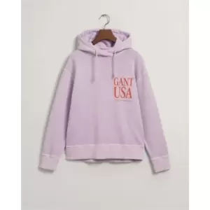 Gant Sunfaded Gant Usa Hoodie Soothing L - Purple