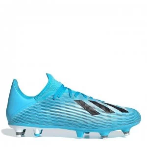 adidas X 19.3 Football Boots Soft Ground - Cyan/Black