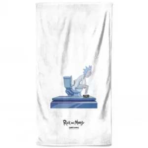 Rick and Morty King Of Shit Toilet Bath Towel