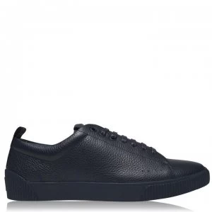 Hugo Boss Zero Smooth Leather Trainers Navy 401 Men