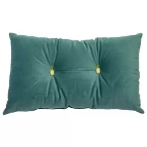 Paoletti Pineapple Pre-filled Cushion Polyester Mineral