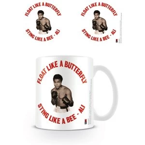 Muhammad Ali - Float Like a Butterfly, Sting Like a Bee Retro Mug