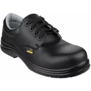 FS662 Unisex Safety Lace Up Shoes (8 uk) (Black) - Black - Amblers Safety