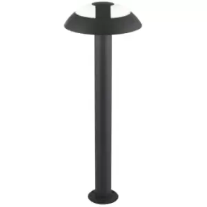 Searchlight Mushroom Outdoor LED Post (730mm Height) - Dark Grey