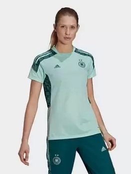 adidas Germany Training Jersey, Light Green, Size S, Women