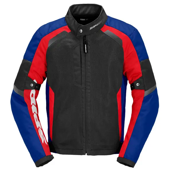 Spidi Tek Net Jacket Black Red Blue Size XL