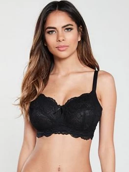 Panache Andorra Non Wired Full Cup Bra - Black, Size 36Gg, Women