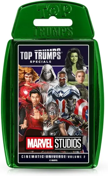 Marvel Cinematic Universe Volume 2 Special Top Trumps Card Game