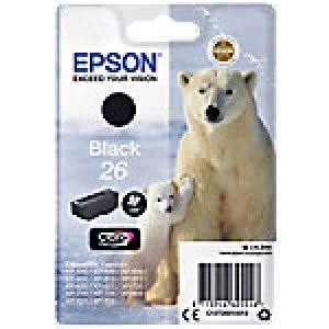 Epson Polar Bear 26 Black Ink Cartridge