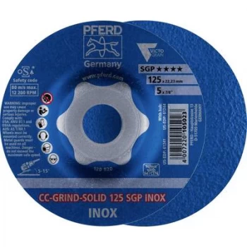 PFERD 64189125 Grinding disc Ø 125mm 10 pc(s)