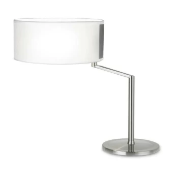 Leds-C4 Twist - 1 Light Table Lamp Satin Nickel, E27