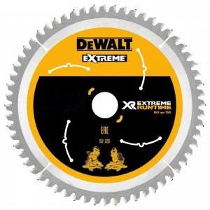 DEWALT Extreme Runtime Circular Saw Blade 250mm 60T 30mm