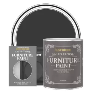 Rust-Oleum Satin Furniture & Trim Paint - NATURAL CHARCOAL - 750ml