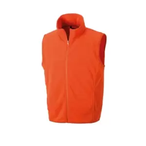 Result Core Adults Unisex Microfleece Gilet (XS) (Orange)