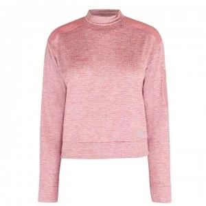 New Balance Long Sleeve Active Top - Dk Pink/Grey