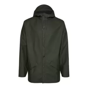 Rains Hooded Jacket - Green