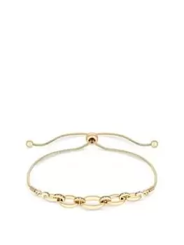 Jon Richard Gold Plated Polished Link Chain Bracelet