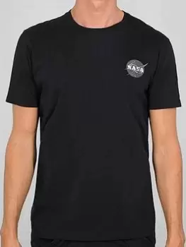 Alpha Industries Space Shuttle T-Shirt - Black, Size L, Men