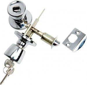 Wickes Entrance Door Knob Set - Chrome