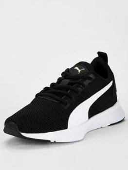 Puma Flyer Runner - Black/White/Pink, Size 4, Women