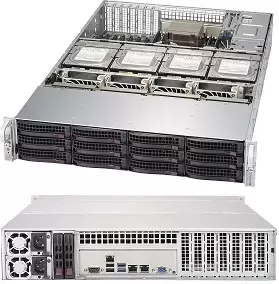 Supermicro SuperChassis 829HE1C4-R1K02LPB Rack Black 1000 W