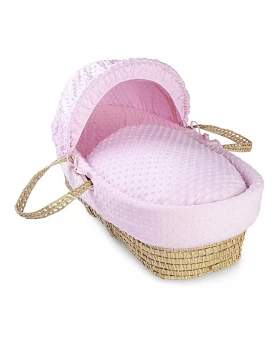 Clair De Lune Dimple Palm Basket - Pink