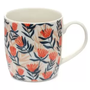 Pick of the Bunch Protea Flower Porcelain Mug