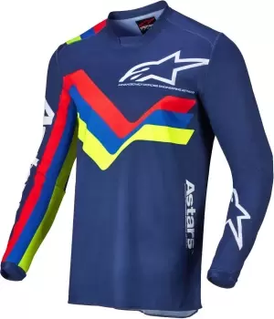 Alpinestars Racer Braap Motocross Jersey, blue, Size S, blue, Size S