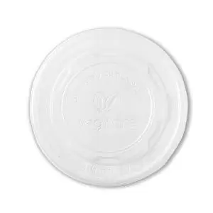 Vegware Soup Container Hot Lid 115-Series Opaque Pack of 50 VLID115S