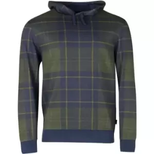 Barbour Syston Popover Hoodie - Green