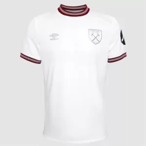 Umbro West Ham United Home Shirt 2023 2024 Juniors - White