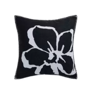 Ted Baker Magnolia Cushion 50cm x 50cm, Black