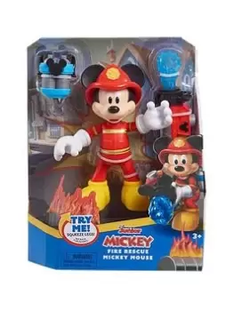 Mickey Mouse Fireman Mickey Action Figure, One Colour