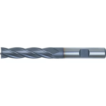 20.00MM 10 HSS-Co 8% 4 Flute Weldon Shank Long Series End Mills - TiCN Coated