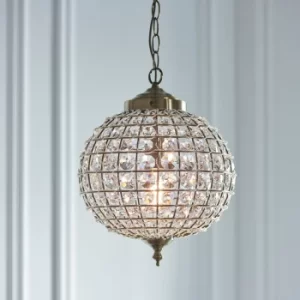 Vogue Lelia Pendant Fitting Antique Brass