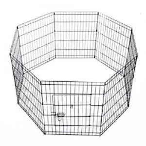 PawHut Pet Cage Black 610 mm x 610 mm