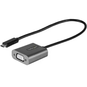 StarTech.com USB C to VGA Adapter - 1080p USB Type-C to VGA Adapter Dongle - USB-C (DP Alt Mode) to VGA Monitor/Display Video Converter - Thunderbolt