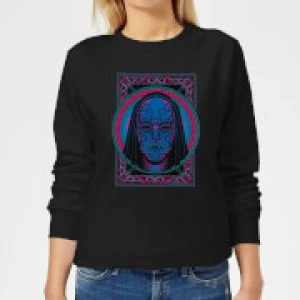 Harry Potter Death Mask Womens Sweatshirt - Black - XS