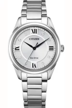 Citizen Ladies Eco-Drive Diamond Dial Dc Azzure