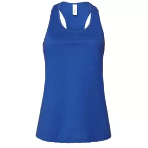 Bella + Canvas Womens/Ladies Racerback Tank Top (S) (True Royal)