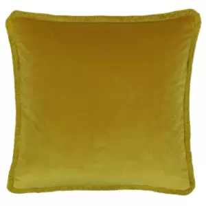 Riva Paoletti Freya Cushion Cover (45 x 45cm) (Ochre)