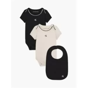 Calvin Klein Jeans Monogram Body Bib Giftpack - Black