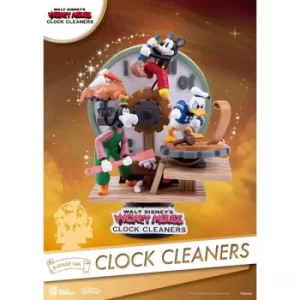 Disney Mickey Mouse D-Stage PVC Diorama Clock Cleaners 15 cm