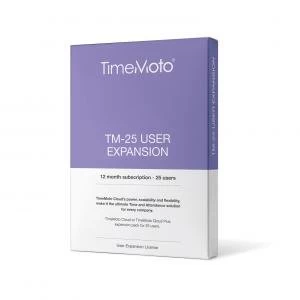 Safescan TimeMoto User Expansion 25 Users for Cloud Cloud Plus Time