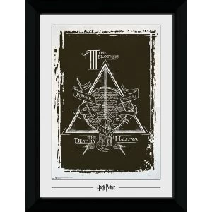 Harry Potter Deathly Hallows Graphic Collector Print