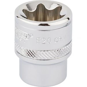 Draper 3/8" Drive Torx Socket 3/8" E20