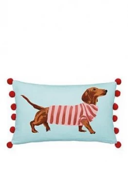 Joules Falmouth Dogs Cushion